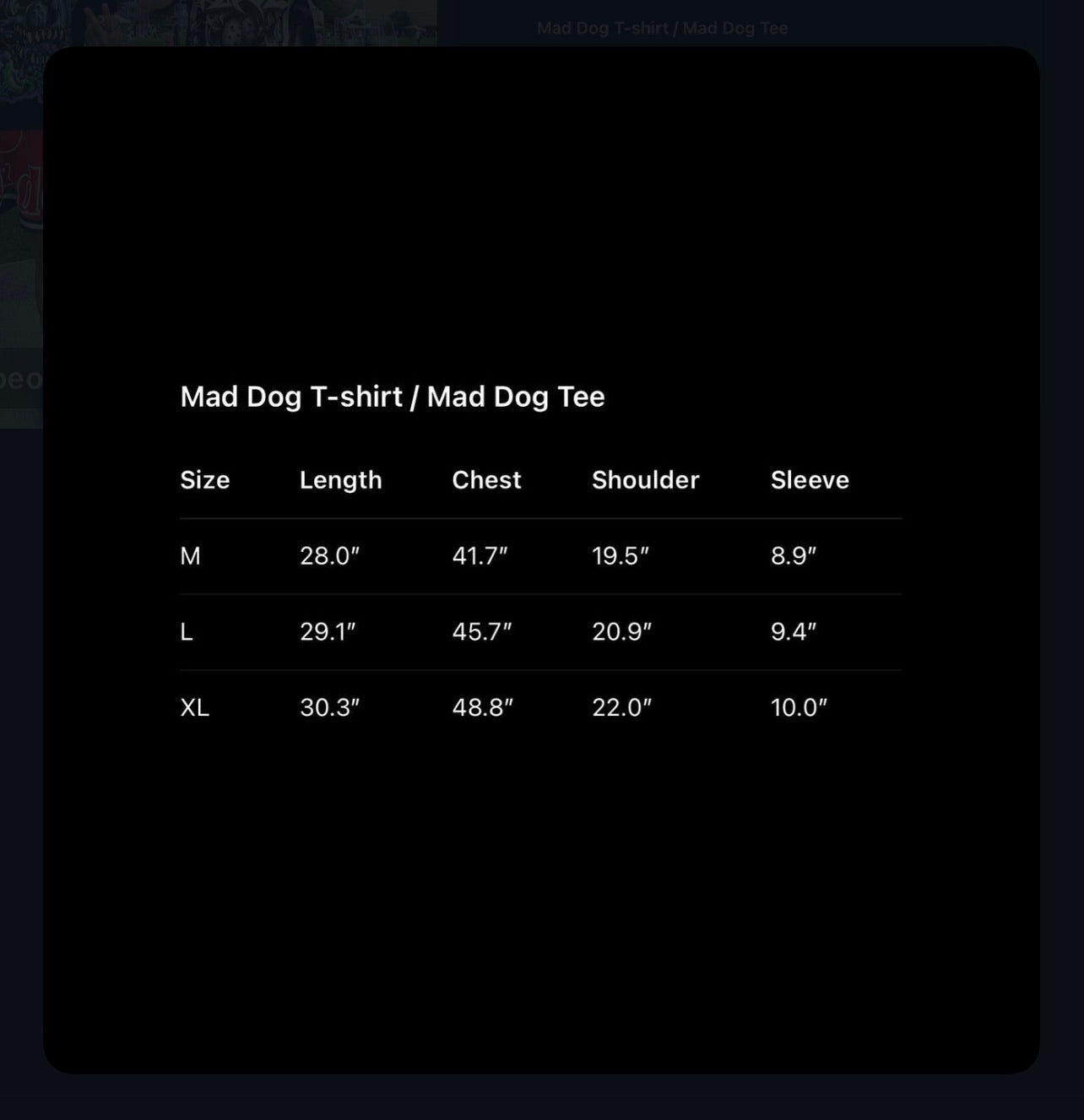Mad Dog Tee