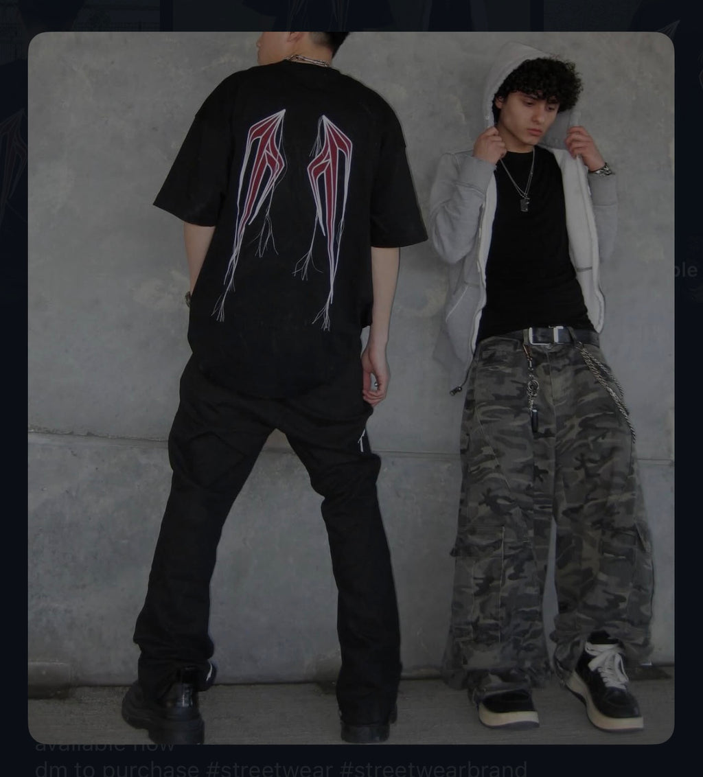 Fringe Angel Wings Tee