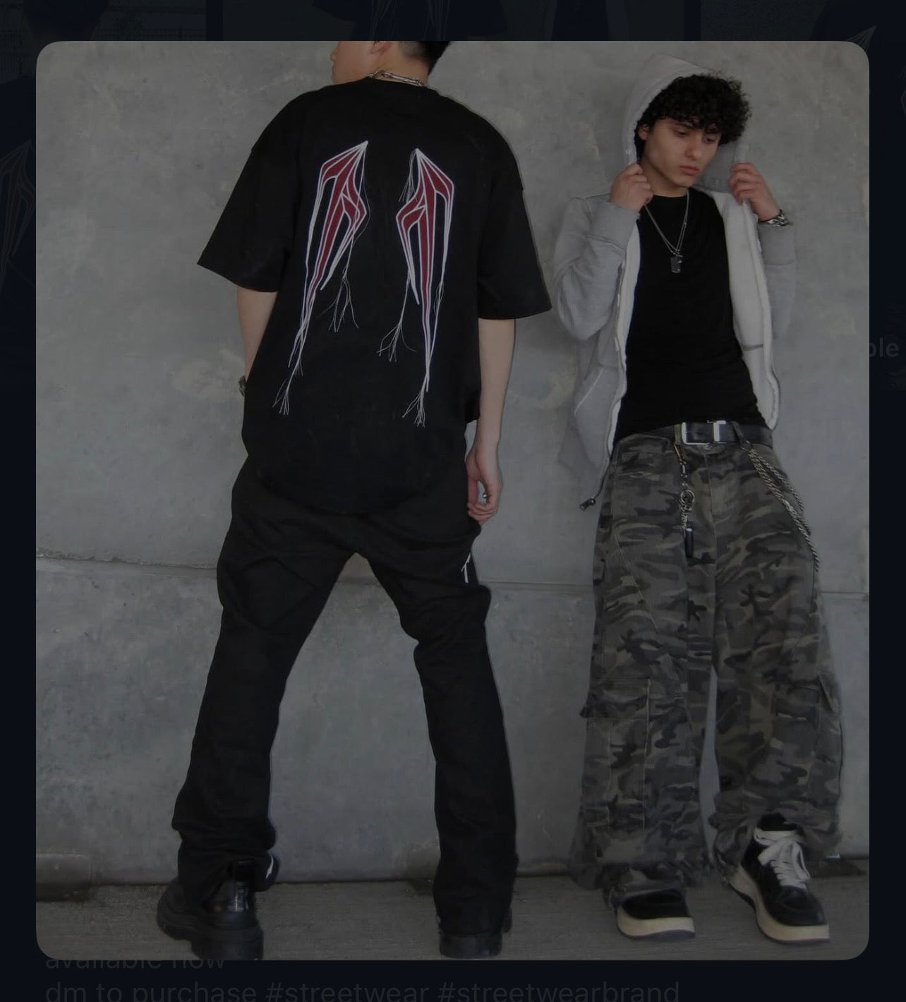 Fringe Angel Wings Tee