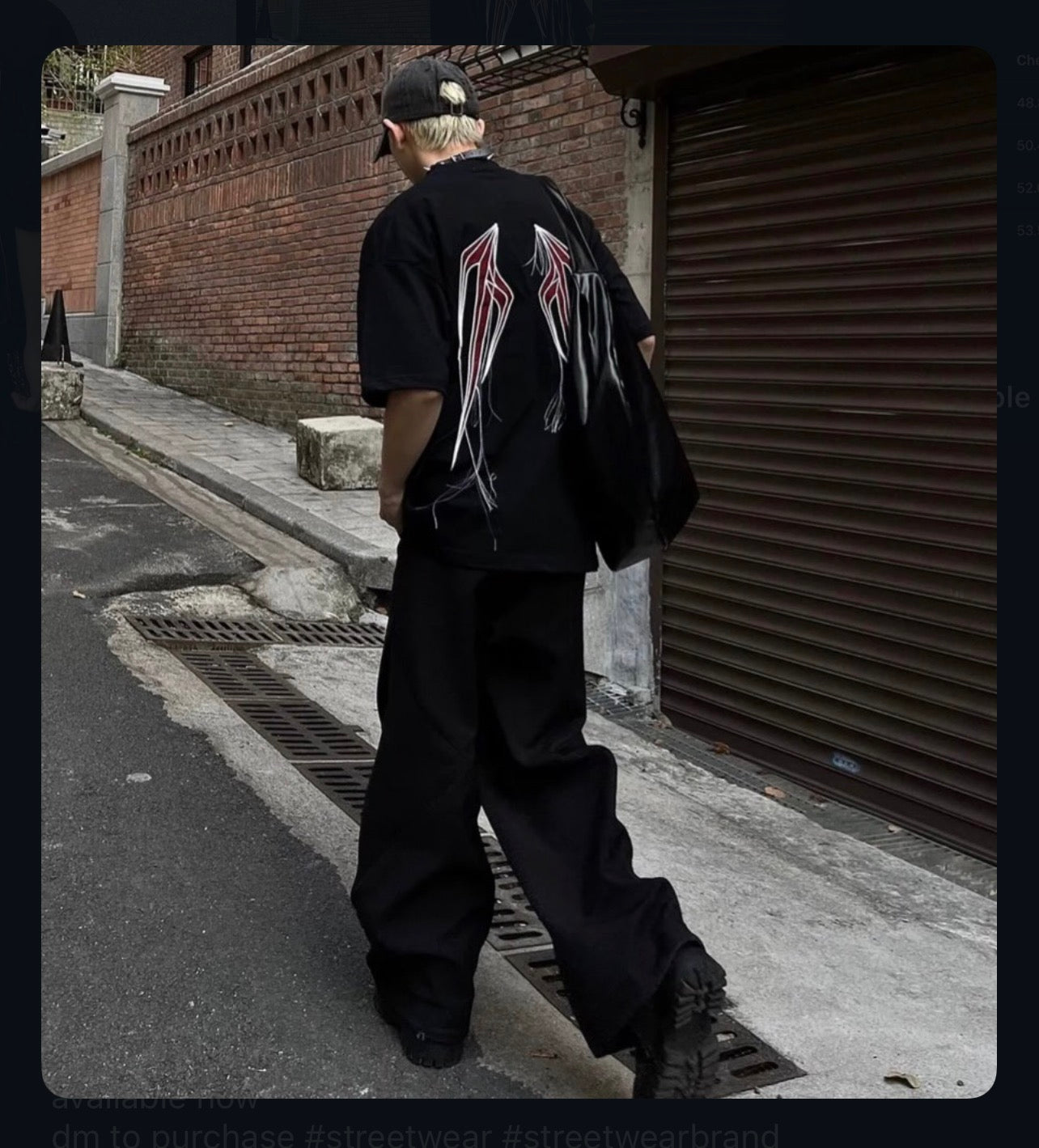 Fringe Angel Wings Tee