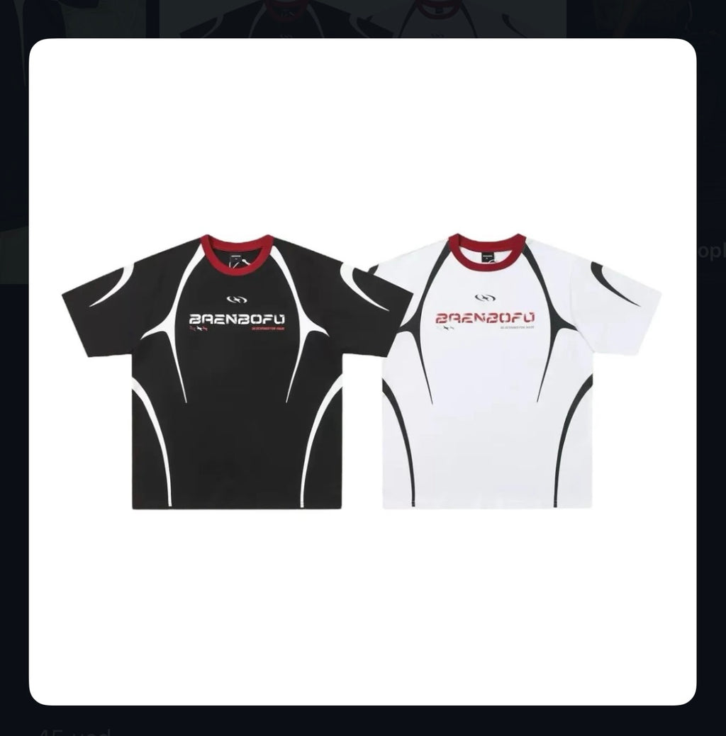 MADEGPSR American-Style Patterned Jersey Short Sleeve