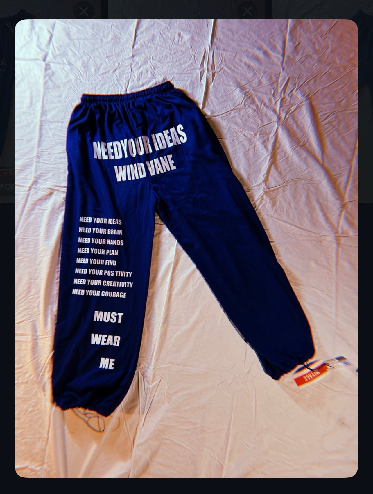 Need Your Ideas Wide-Leg Pants