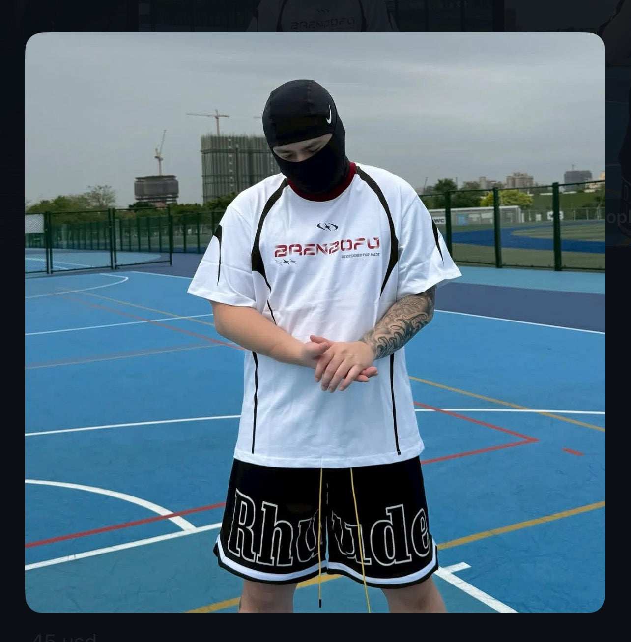 MADEGPSR American-Style Patterned Jersey Short Sleeve