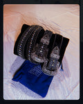 European & American Drip Rhinestone Hip-Hop Belt