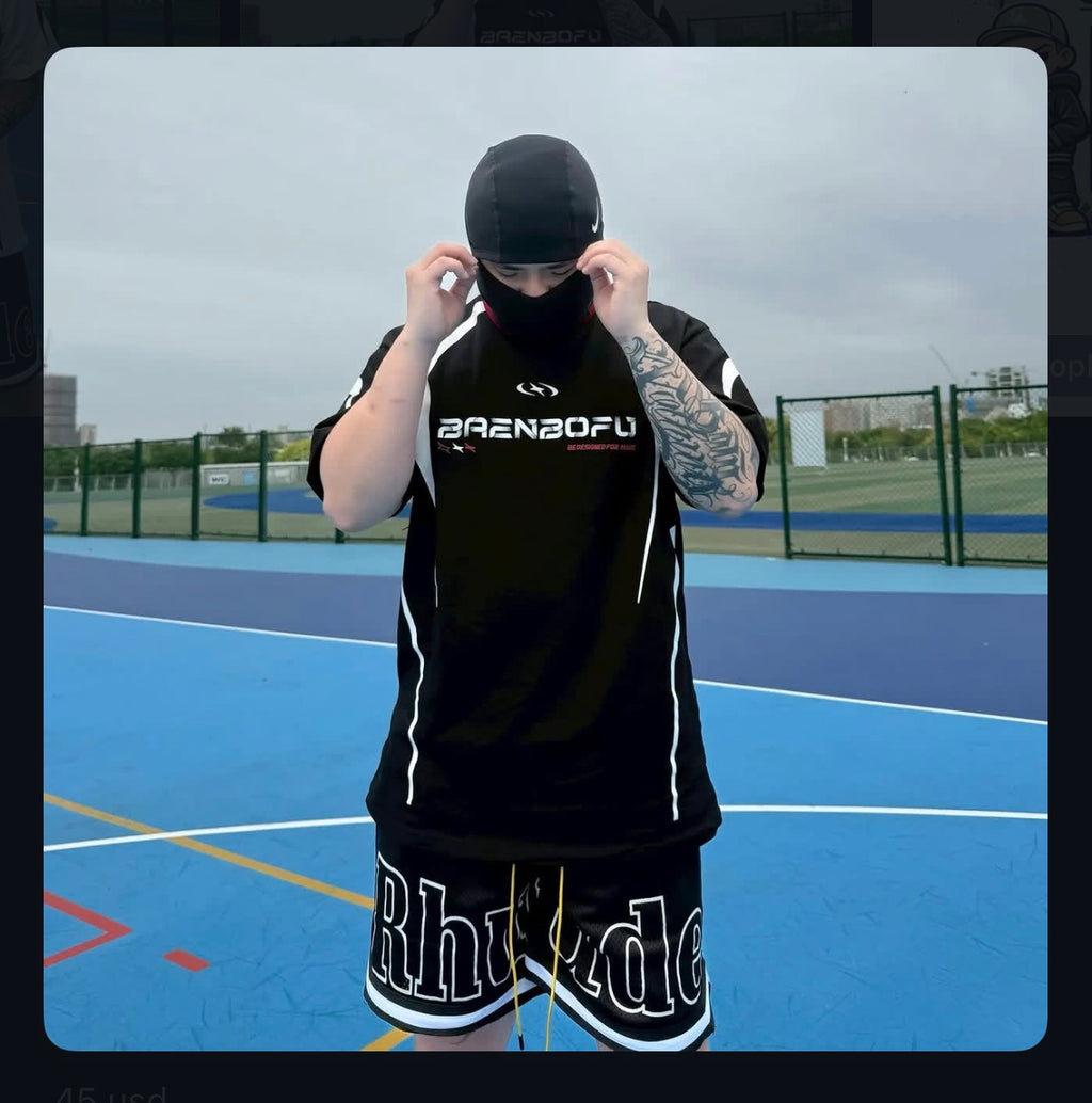 MADEGPSR American-Style Patterned Jersey Short Sleeve