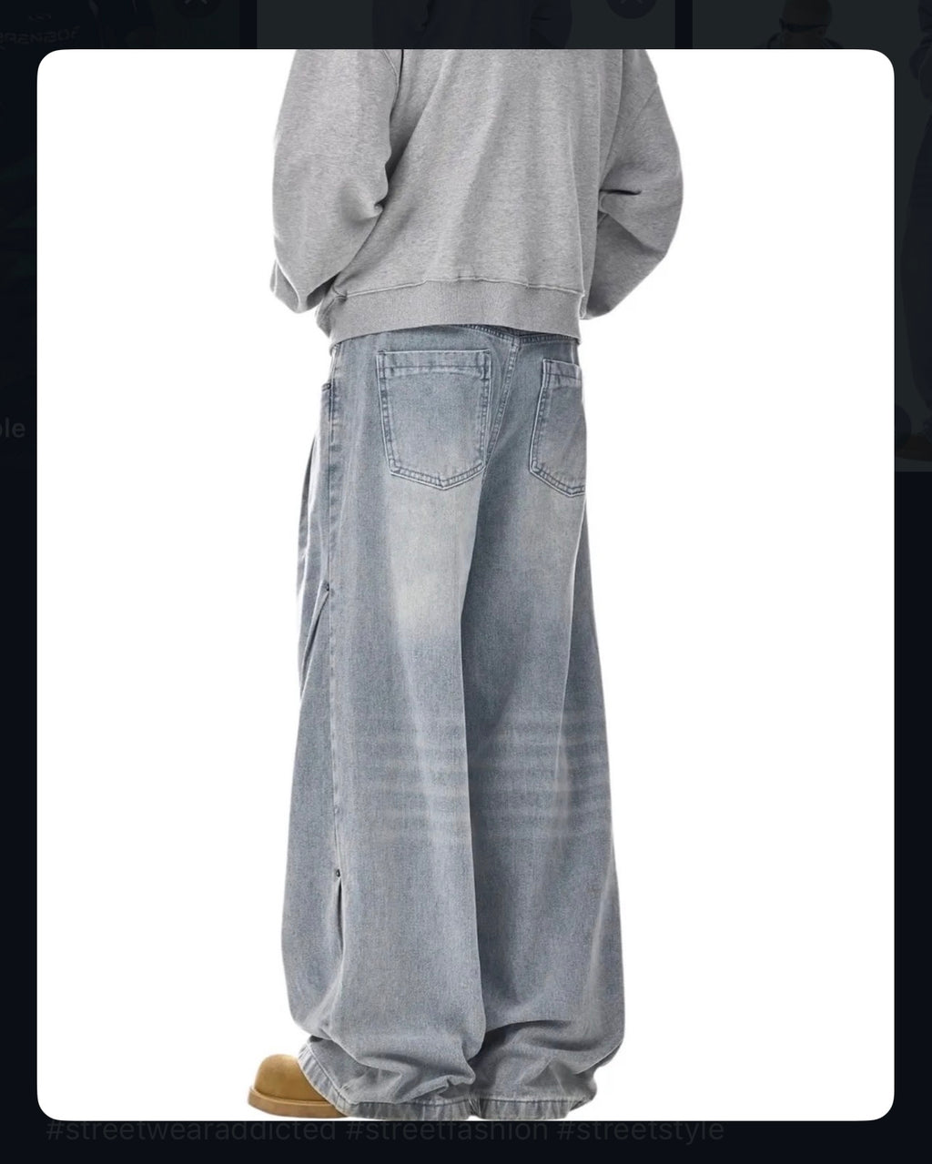 Baggy Jeans (Light Blue)