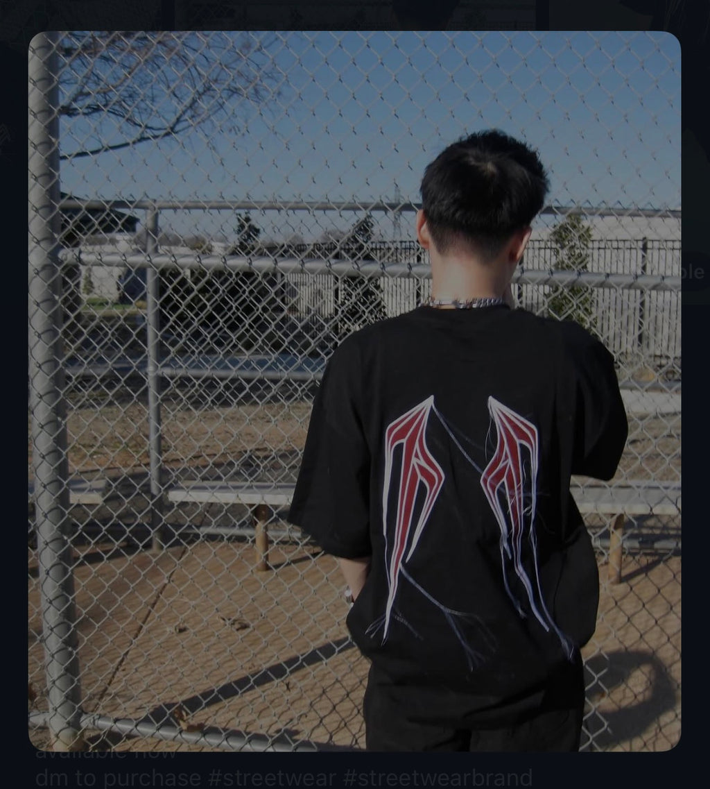 Fringe Angel Wings Tee