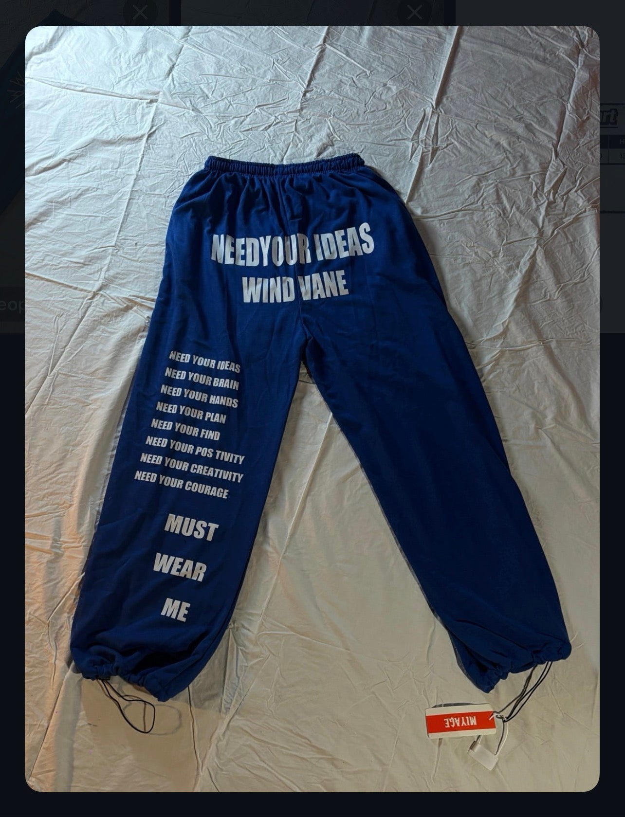 Need Your Ideas Wide-Leg Pants