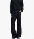 Baggy Jeans (Black w Embordered Pockets)